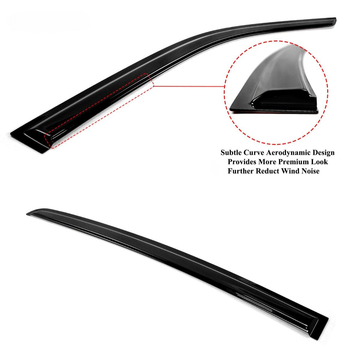 GT Style Window Visor Rain Guard [CHARGER 2011-2024]