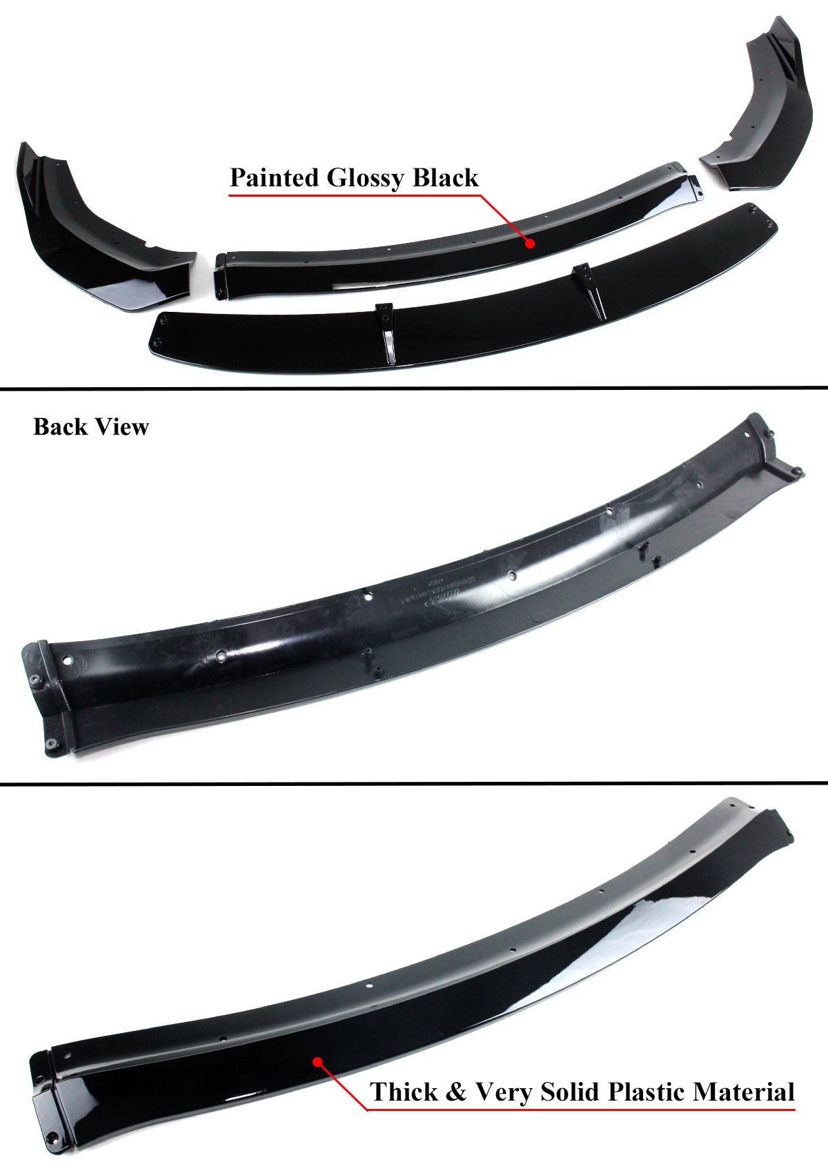 Redeye Style V2 Double Deck Front Lip [CHARGER WIDEBODY 2020-2023]