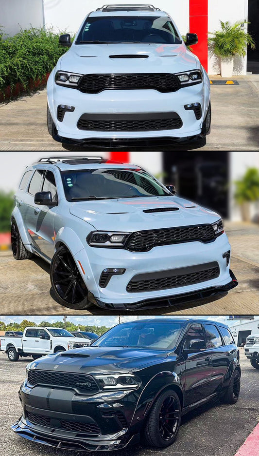 AMPP© Redeye Style Double Deck Front Lip [DURANGO SRT HELLCAT 2021-2024]