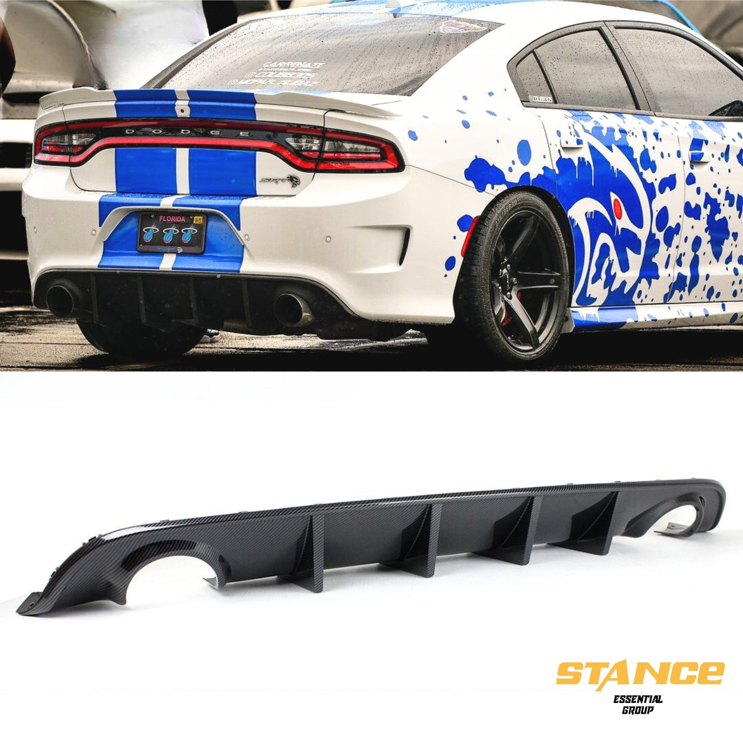 Scat Pack Rear Bumper Diffuser [CHARGER 2015-2023]