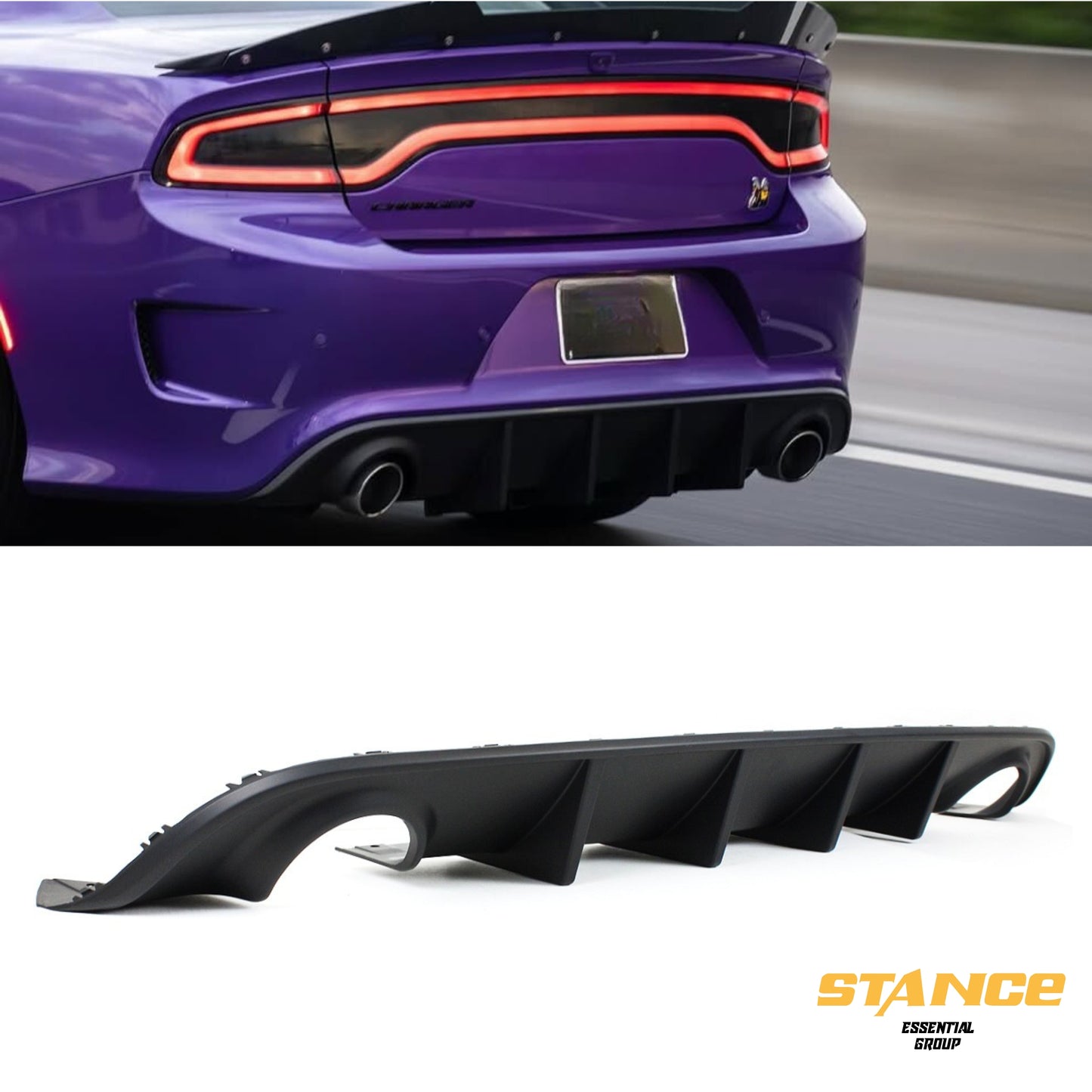 Scat Pack Rear Bumper Diffuser [CHARGER 2015-2023]