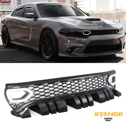 SRT Hellcat Style Upper Front Grille [CHARGER 2015-2023]