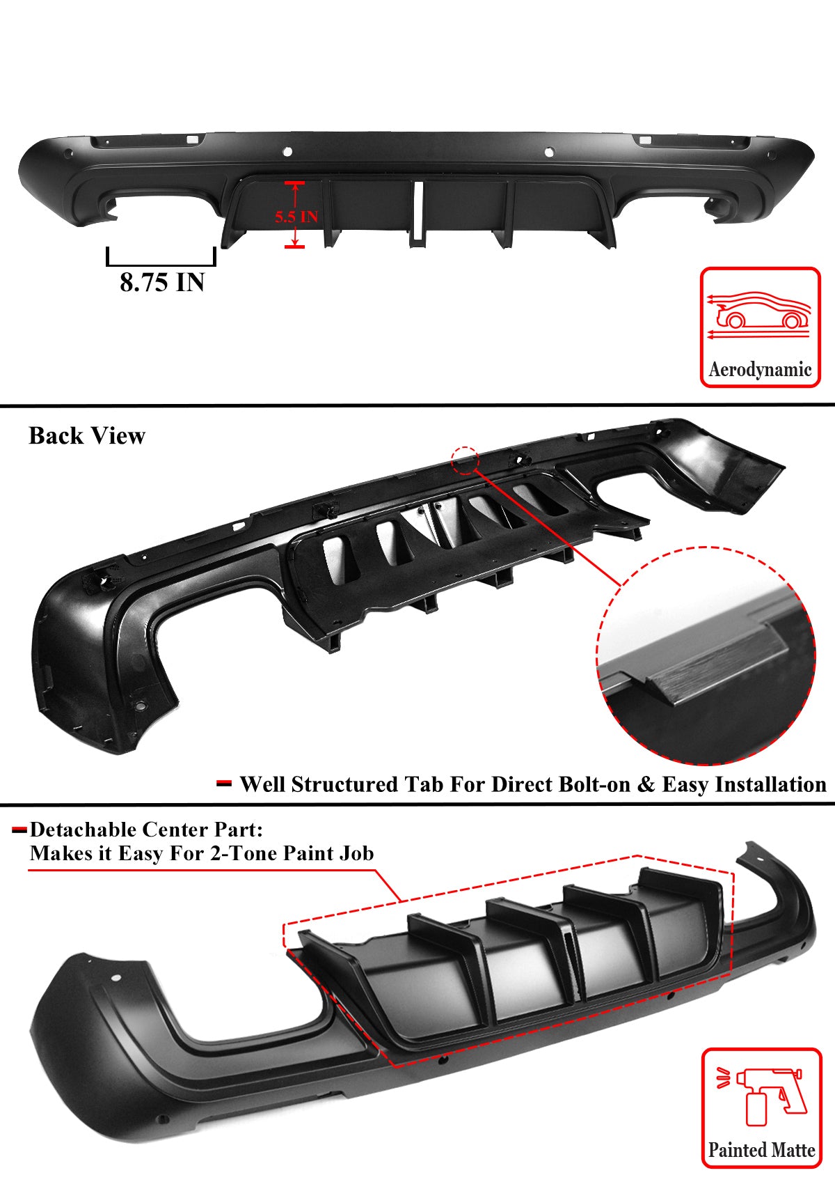 AMPP© Redeye Style V1 Diffuser [CHALLENGER 2015-2023]