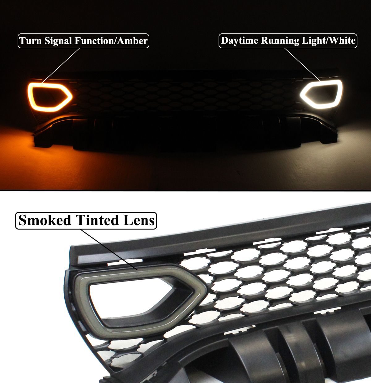 SRT Hellcat Style Upper Front Grille [CHARGER 2015-2023]